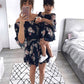 Mom and Me Off Shoulder Floral Mini Dress