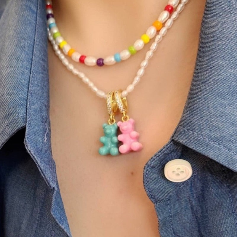 Bear Charm Necklace