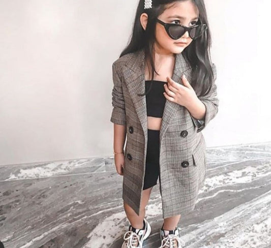 Plaid Wool Jacket