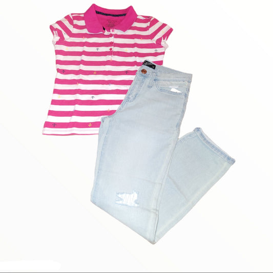 Nautical Soft Cotton Polo Shirt