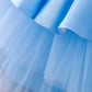 Ball Gown Princess Glitter Bow Dress