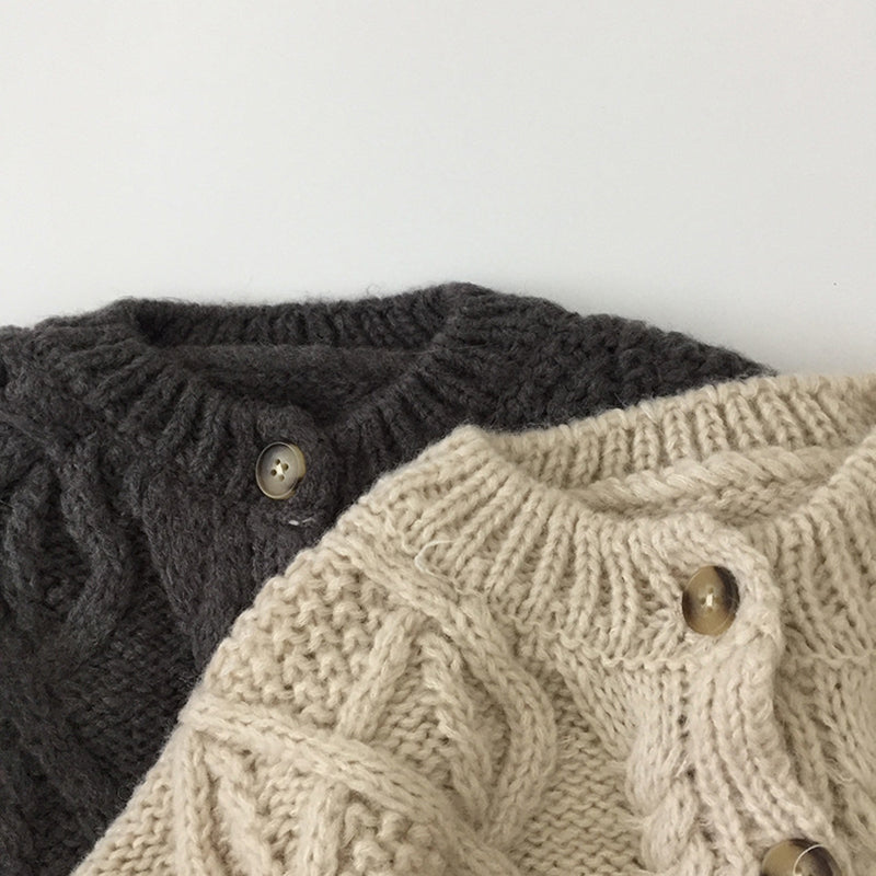 Soft Oversized Knitted Weaved Cardigan