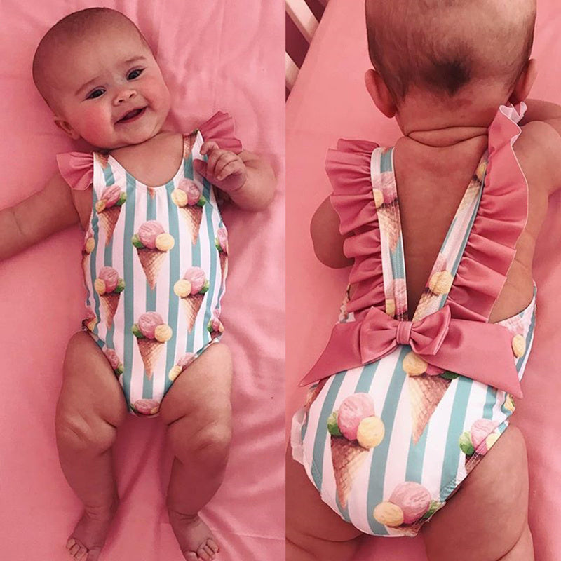 Backless Swim One-Piece